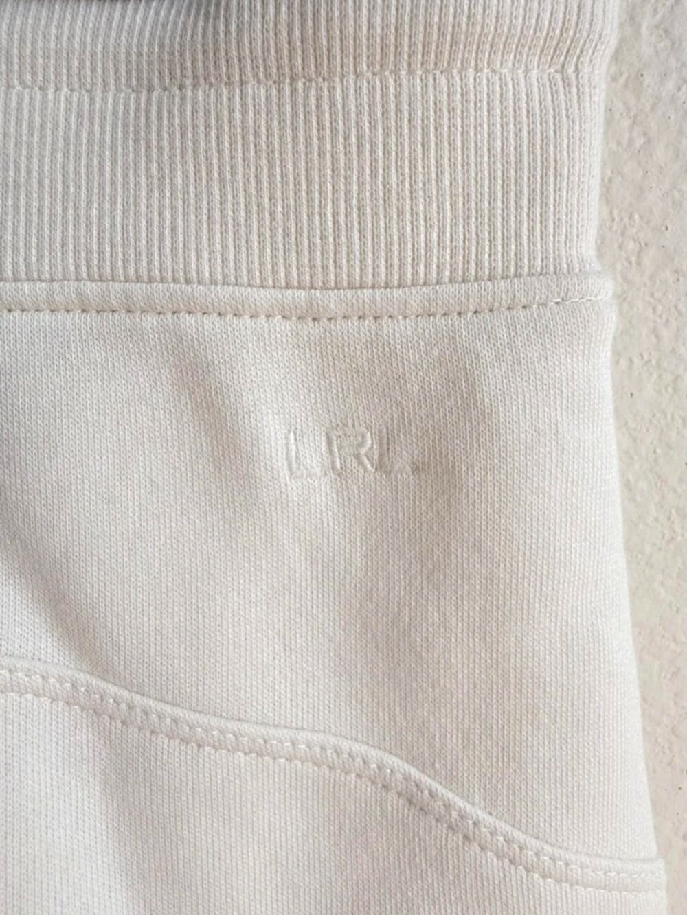 Lauren Ralph Lauren Women's Cream Joggers Sweatpants Fleece Size M NWT - Picture 4 of 15